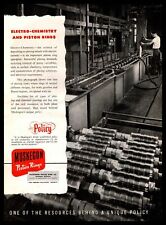 1949 Muskegon Piston Ring Electro-Chemistry Plating Process Plant Photo Print Ad picture