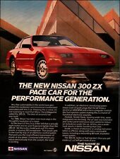 1986 Vintage ad Nissan 300 ZX retro auto vehicle Z-Car red photo  05/16/23 picture