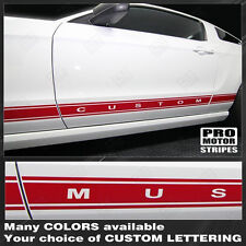Ford Mustang 1994-2023 Rocker Panel Stripes Decals (Choose Color) picture