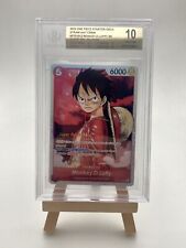 BGS 10 - Super Pre-Release - Monkey.D.Luffy  ST01-012 SR - 1st Edition picture
