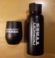 2 pcs Nokian Tyres Coffee Mug & Water Bottle - Automotive Racing Tires picture