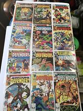 The Defenders Comic Lot Of 12 1,2,51,65,69,73,76,78,87,92,115,116 Marvel  picture