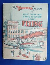 FLYING Cigarette/tobacco trade cards set + album. Triumph. RARE c1930s RARE #084 picture