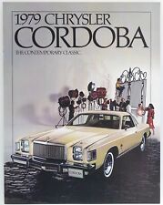 1979 Chrysler Cordoba Dealers Sales Catalog NOS Vintage Brochure Print Ad 79 picture