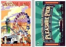 2~4X6 Modern Postcards TX, Texas  GALVESTON ISLAND PLEASURE PIER Amusement Park picture