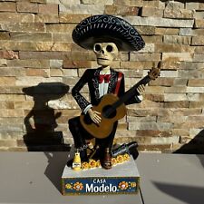 Rare 17” Modelo Beer Day Of The Dead Giant Bobblehead Statue Read Before Buying picture