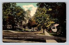 Corning NY-New York, Residential Area Third Street, Antique Vintage Postcard picture