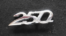 1965-68 ORIGINAL Yamaha 250 DS3 DS5 DS6 Motorcycle Side Cover Badge Emblem NOS picture
