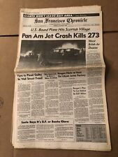 PAN AM FLIGHT 103 CRASH 21 December 1988 Complete Newspaper Lockerbie Scotland picture