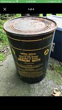 Military  1963 Cold War Cuban Missile Crisis 17 Gal Can Potable Drinking Water picture