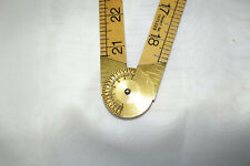  Vintage Rabone Chesterman Folding Wood Ruler No. 1162.  picture