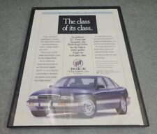 1993 BUICK Regal blue 4-door sedan Vintage Print Ad Framed 8.5x11  picture