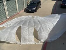 Military 30’ft White Round Parachute/Photo Shoot,Car/Boat Cover,Canopy/Deco. picture