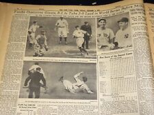 1936 WORLD SERIES YANKEES DEFEAT GIANTS 4-2 NEW YORK TIMES LOT OF 7 - NT XXXX picture