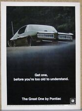 1968 Pontiac GTO Ad; Get one picture