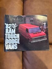NOS 1982 Dodge Ram Van Tough Dodge Vans Sales Brochure MAXI RAM VAN picture