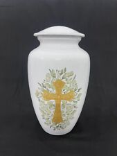 Crosses Style Cremation Urns for Human Ashes Adult Memorial 200 LBs Velvet Bag picture