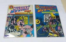 Subvert Comics No.'s 1 & 2 Rip Off Press Spain Rodriquez Trashman 1970, 1972 VF picture