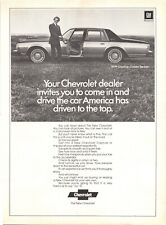 CHEVROLET Caprice Classic Sedan Automobile Car ~ 1979 Magazine Advertising Print picture