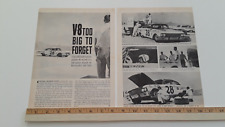 1962 FORD GALAXIE HOLMAN & MOODY 483 ENGINE BONNEVILLE RACE CAR ORIGINAL ARTICLE picture