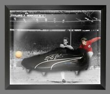 Geoff Hurst England Signed Black Football Boot In An Acrylic Dome Frame : B picture
