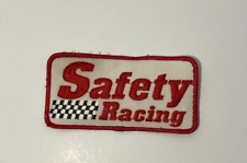 SAFETY RACING patch 5x2 1/2 picture