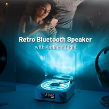 Mini Retro White Noise Bluetooth Speaker - Portable Vintage Sleep Aid with RGB picture