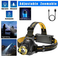  25000LM LED Headlamp Rechargeable Headlight Zoomable Head Torch Lamp Flashlight picture