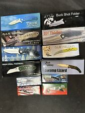 Lot of 12 Different Pocket Knives- Frost Cutlery - New In Boxes picture