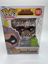FUNKO POP CHARLES CAMPBELL as GRAN TORINO MY HERO ACADEMIA #1161 SIGNED AUTO JSA picture