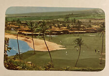 Vintage Postcard Royal Lahaina Golf Course, First Green, Hawaii picture