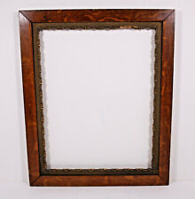 Victorian Wood Faux Oak Grain Gilt Gesso Inset 24x20 Frame For 20x16 Print Art picture
