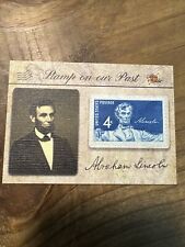 ABRAHAM LINCOLN Pieces of the Past 2018 Stamp on our Past UNUSED STAMP picture