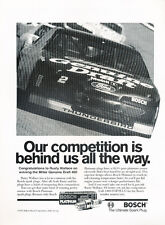 1995 Ford Race Rusty Wallace Bosch - Classic Car Advertisement Print Ad J71 picture