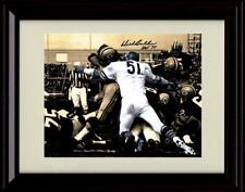 16x20 Framed Dick Butkus - Chicago Bears Autograph Promo Print - Action Player picture