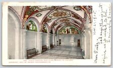 Library of Congress North Corridor Main Floor Vintage Postcard POSTED picture