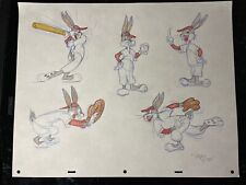 LOONEY TUNES Animation Cel art Chuck Jones Cartoons VIRGIL ROSS MODEL SHEET  X3 picture
