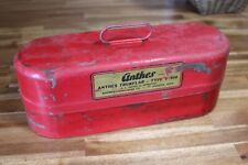 Vintage ANTHES TRUKFLAR Road Flare type V-300 metal case with flag picture
