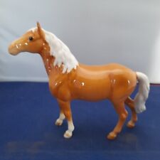 Beswick Horse 1197 Pony Head Up Palomino Gloss Figurine RESTORED picture