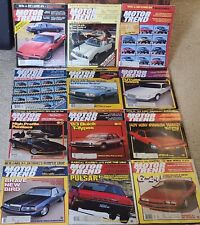 1982 Motor Trend Magazine Vintage Lot Of 12 Full Year Jan-Dec See Pictures picture