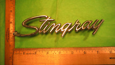 BU43 Chevrolet Stingray Fender Emblem Vintage 1969-73 #3945361 CORVETTE STINGRAY picture