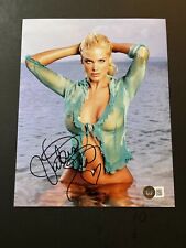 Victoria Silvstedt Hot autographed signed sexy supermodel 8x10 photo Beckett BAS picture