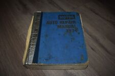 MOTOR Auto Repair Manual 1974 AMC Ford Chrysler Chevy Pontiac 1968-1974 models picture
