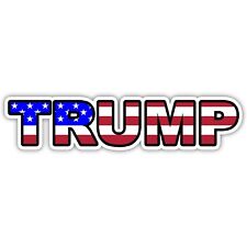 Trump American Flag Donald Sticker  2024 President MAGA Car Bumper Decal USA picture