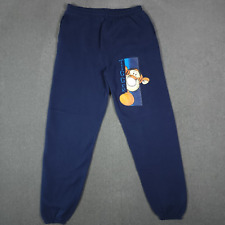 Vintage 90s Disney Sweat Pants Large Blue Tigger Winnie The Pooh Made in USA picture