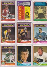 1974 - 75  O - PEE - CHEE  HOCKEY CARDS , 119/396 CARDS, GREAT CONDITION picture