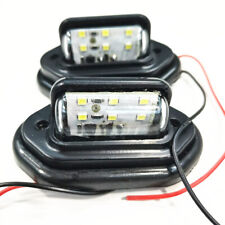 2Pcs LED Lights License Plate Light Signal Tail Lamp Waterproof Car Boat 12-24V picture