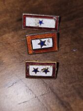 WWII US Army Homefront Sweetheart Sterling Son In Service Lot x3 L@@K picture