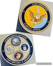 Camp Lemonnier Djibouti Africa Commanding Officer Challenge Coin picture