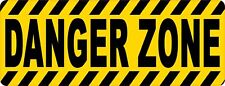 16in x 6in Danger Zone Vinyl Sticker Car Truck Vehicle Bumper Decal picture